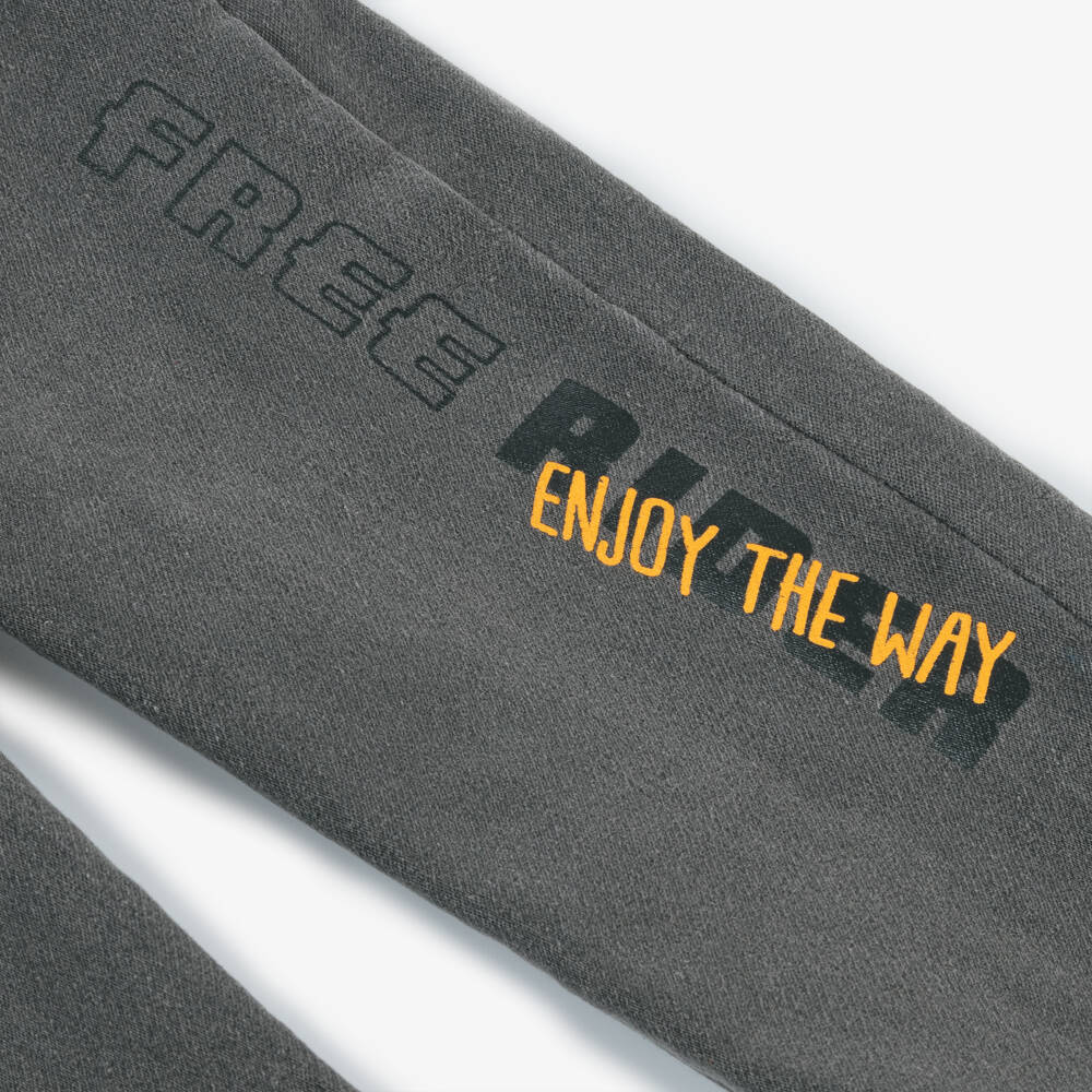 Boboli-Boys Grey Stretch Denim Trousers | Childrensalon Outlet