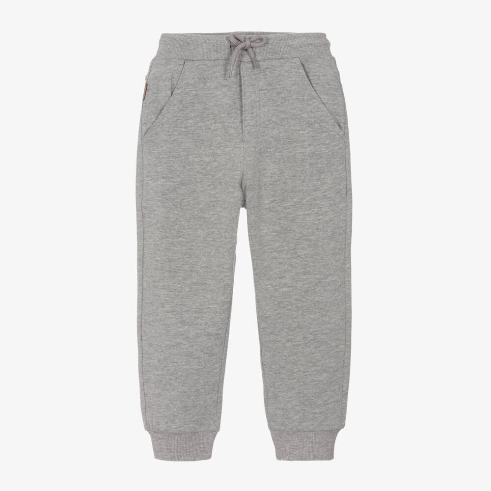 Boboli-Boys Heathered Cotton Trousers | Childrensalon Outlet