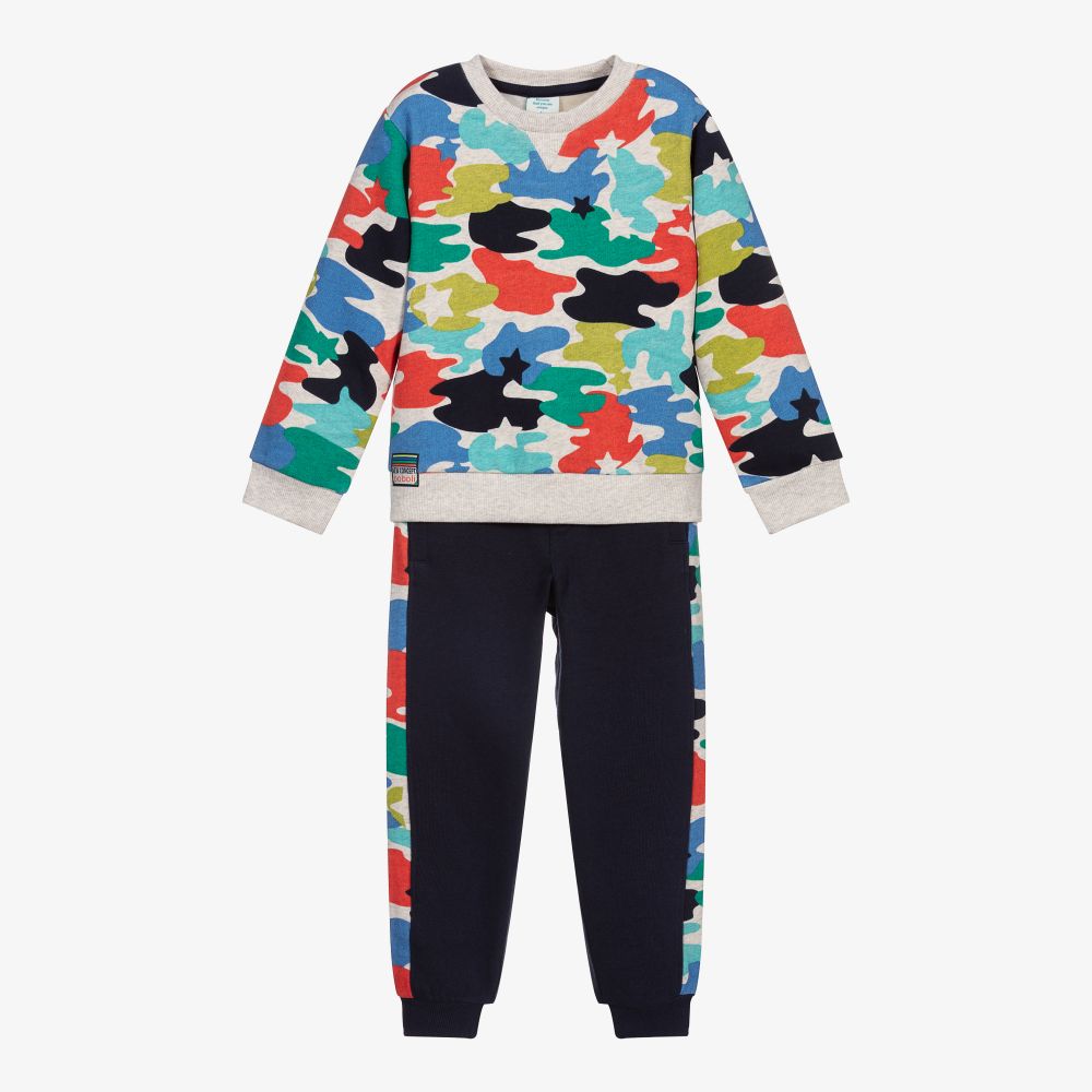 Boboli - Trainingsanzug mit buntem Print (J) | Childrensalon