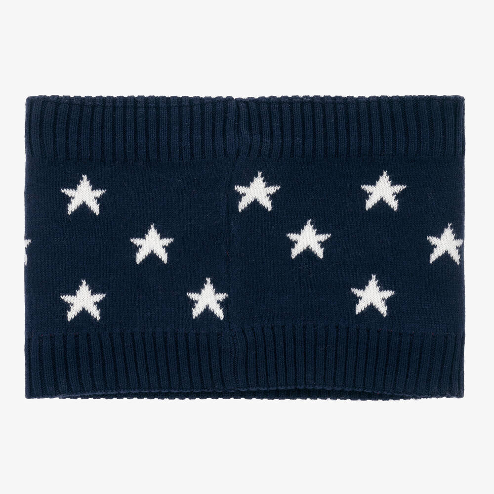 Boboli-Boys Navy Blue Cotton Rocket Snood | Childrensalon Outlet