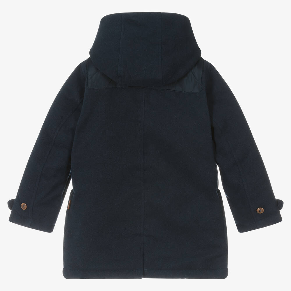 Boboli-Boys Navy Blue Duffle Coat | Childrensalon Outlet