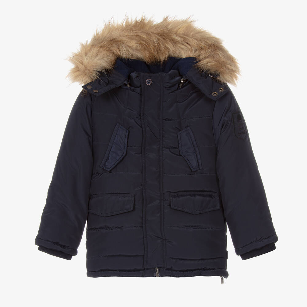 Boboli - Navyblaue Steppjacke für Jungen | Childrensalon