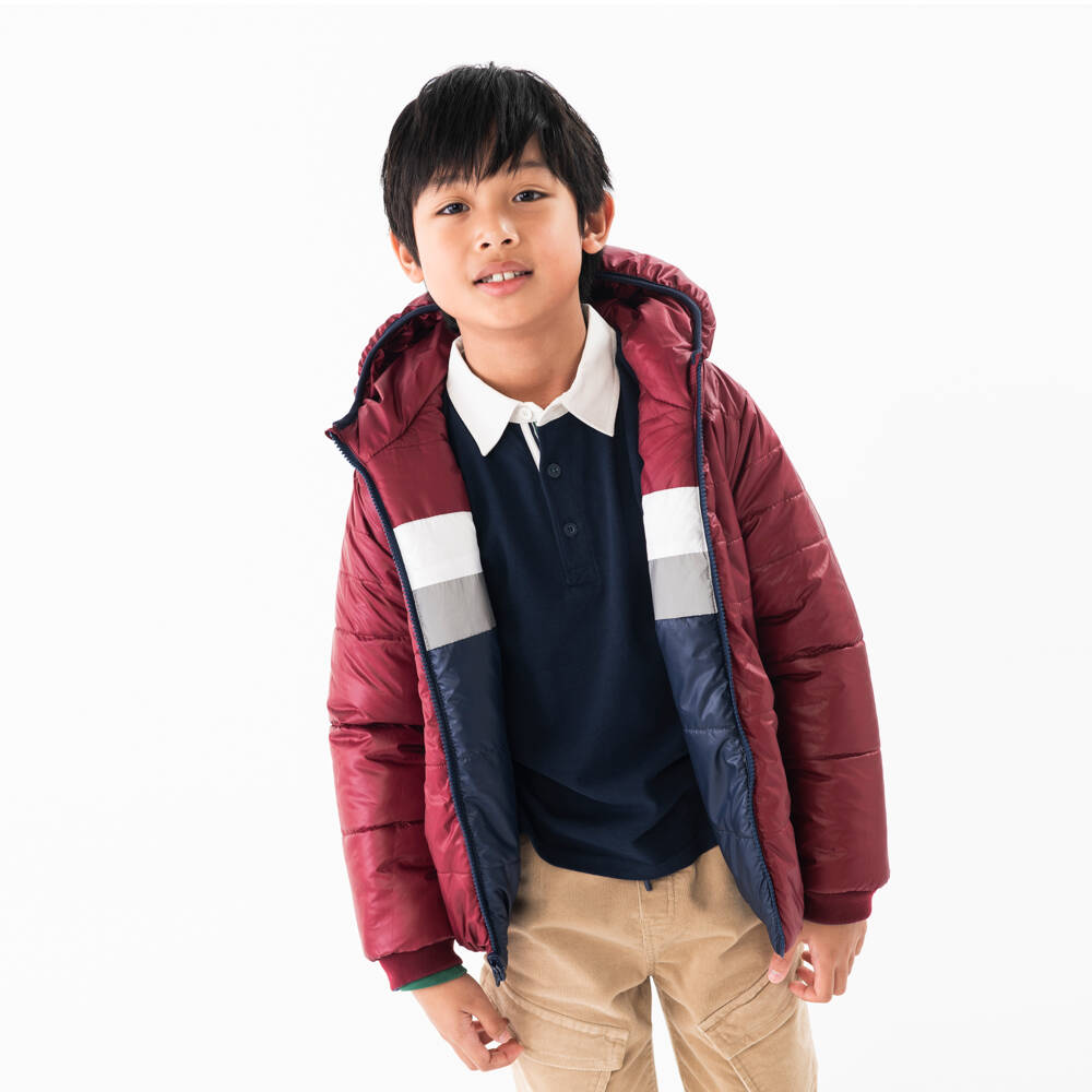 Boboli-Boys Navy Cotton Rugby Polo | Childrensalon Outlet