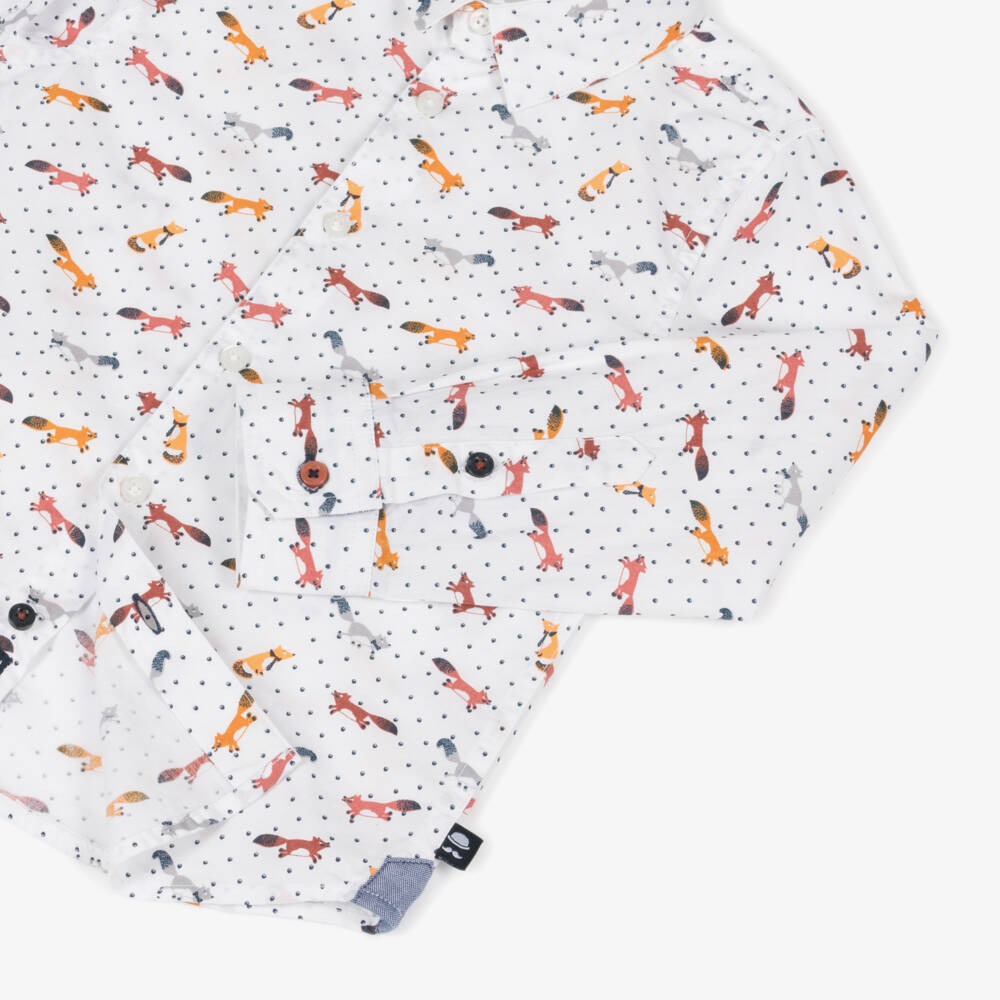 Boboli-Boys Navy Fox Outfit Set | Childrensalon Outlet