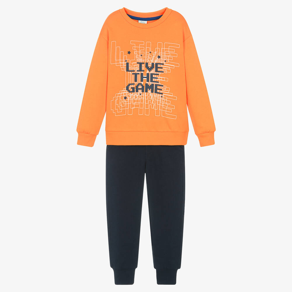 Boboli - Gaming-Trainingsanzug Orange & Blau | Childrensalon