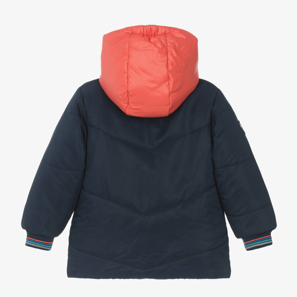 Boboli-Boys Reversible Hooded Jacket | Childrensalon Outlet