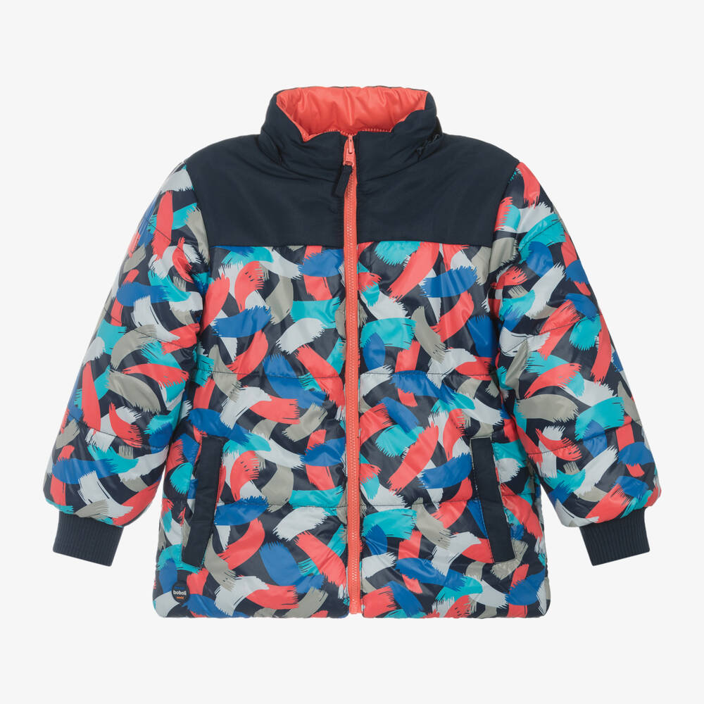 Boboli-Boys Reversible Hooded Jacket | Childrensalon Outlet