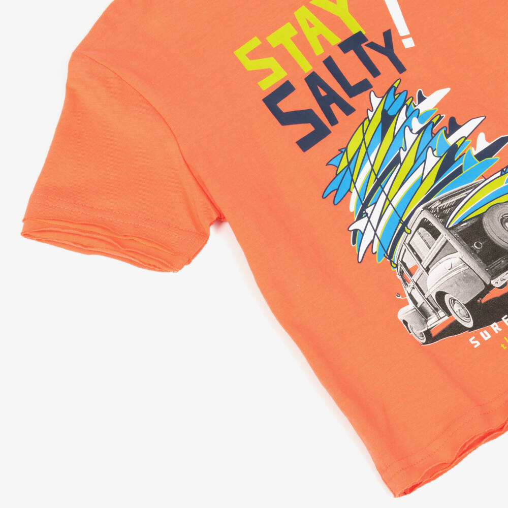 Boboli-Boys Vibrant Cotton Surf Top | Childrensalon Outlet