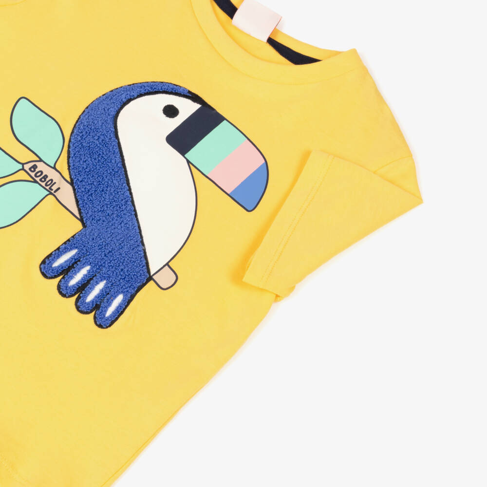 Boboli-Boys Vibrant Cotton Toucan Tee | Childrensalon Outlet
