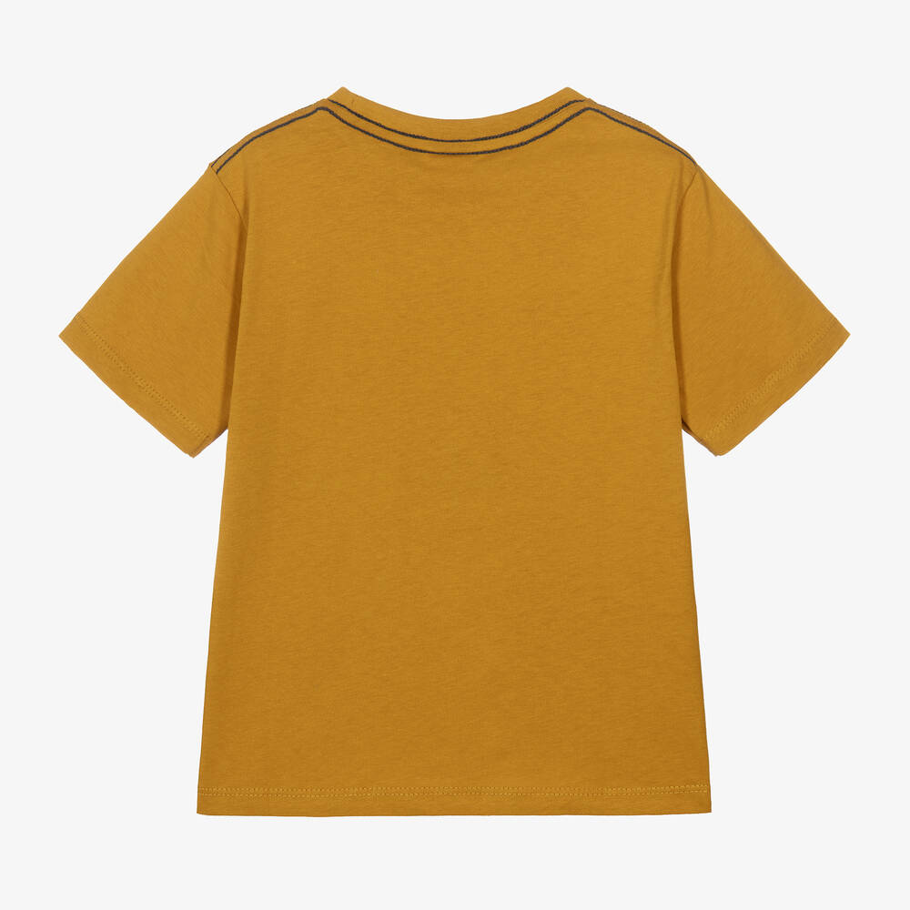 Boboli-Желтая хлопковая футболка для мальчиков | Childrensalon Outlet