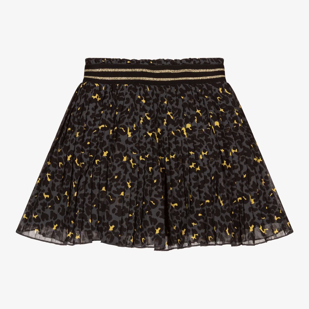 Boboli - Girls Black Chiffon Skirt | Childrensalon