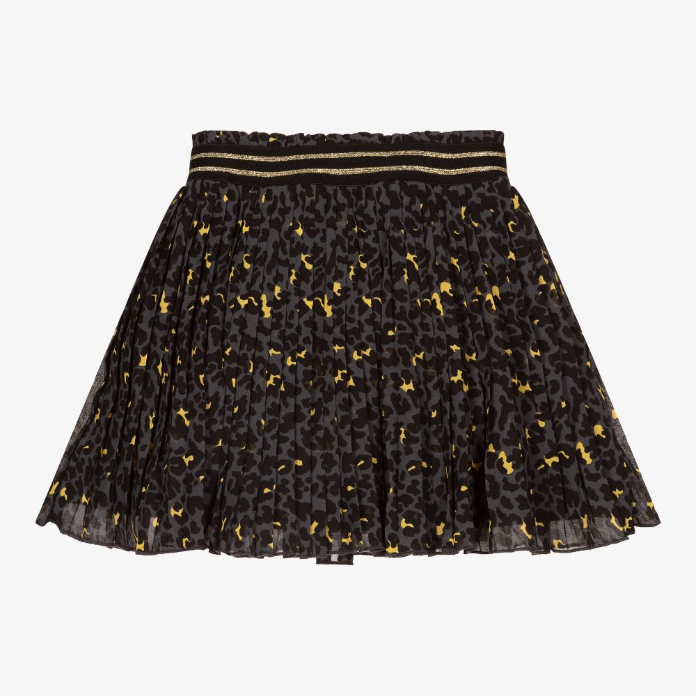 Boboli-Girls Black Chiffon Skirt | Childrensalon Outlet