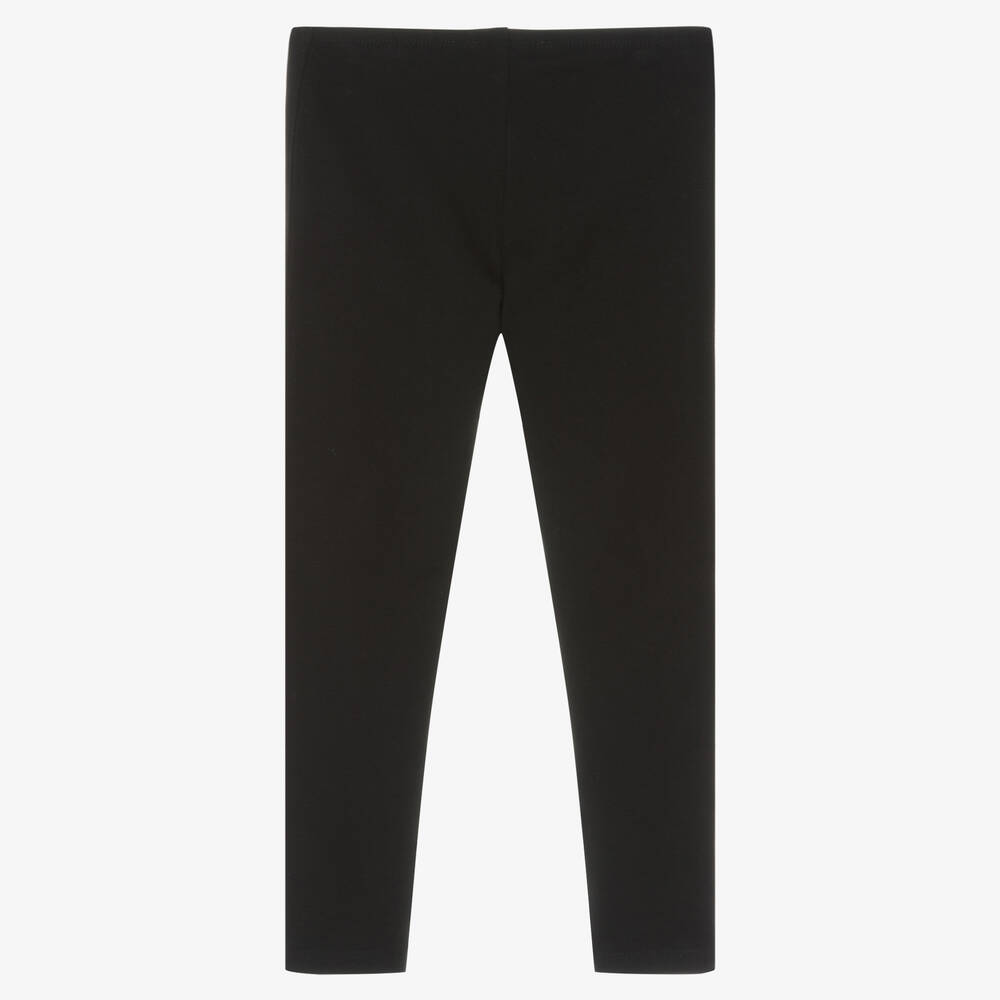 Boboli-Черные хлопковые легинсы с заклепками | Childrensalon Outlet