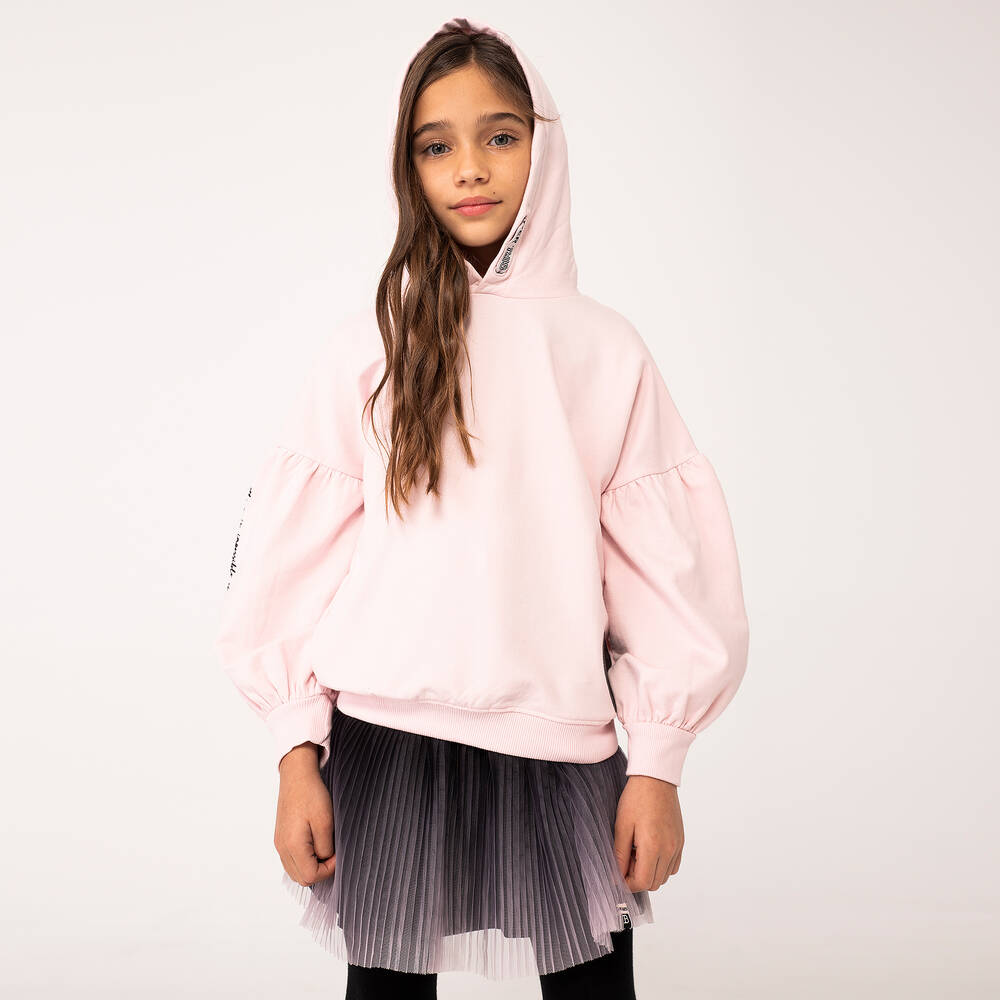 Boboli-Girls Black & Pink Tulle Skirt | Childrensalon Outlet