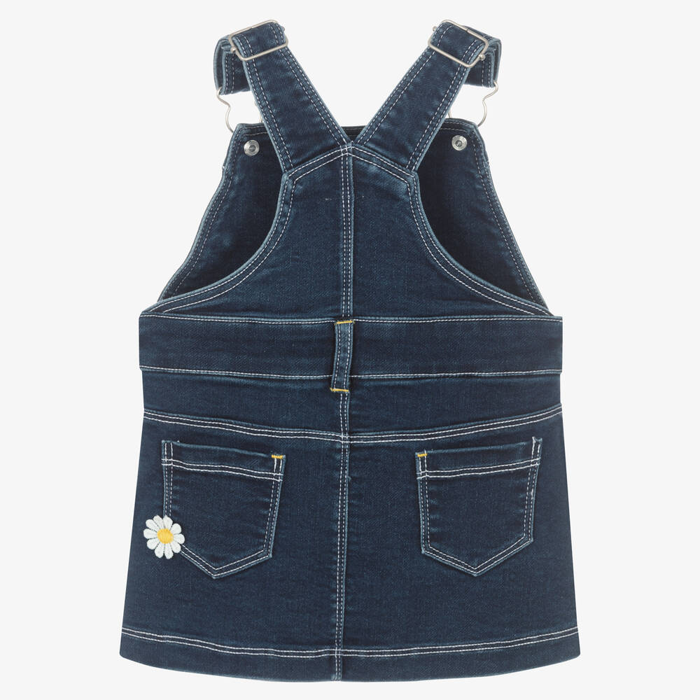 Boboli-فستان بينافور قطن جيرسي لون أزرق | Childrensalon Outlet