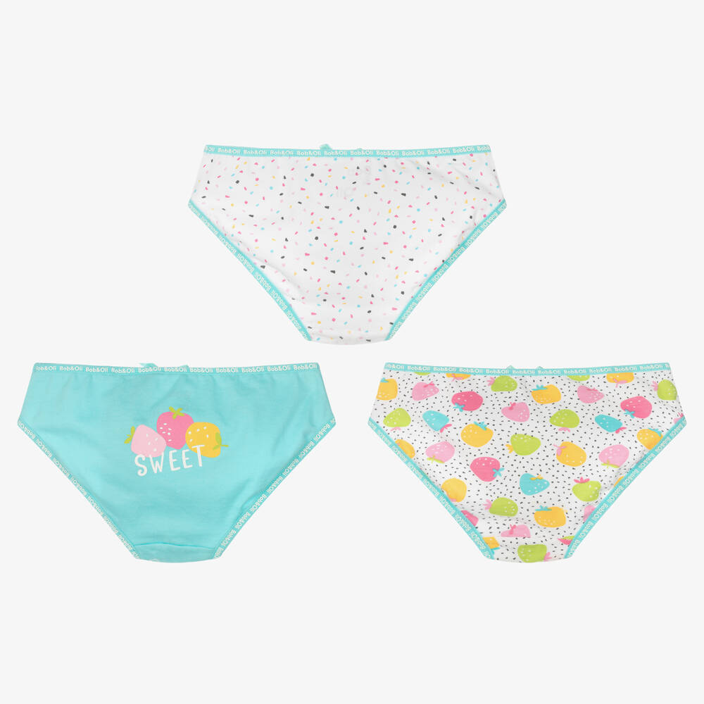 Boboli-Голубые и белые трусики (3шт.) | Childrensalon Outlet