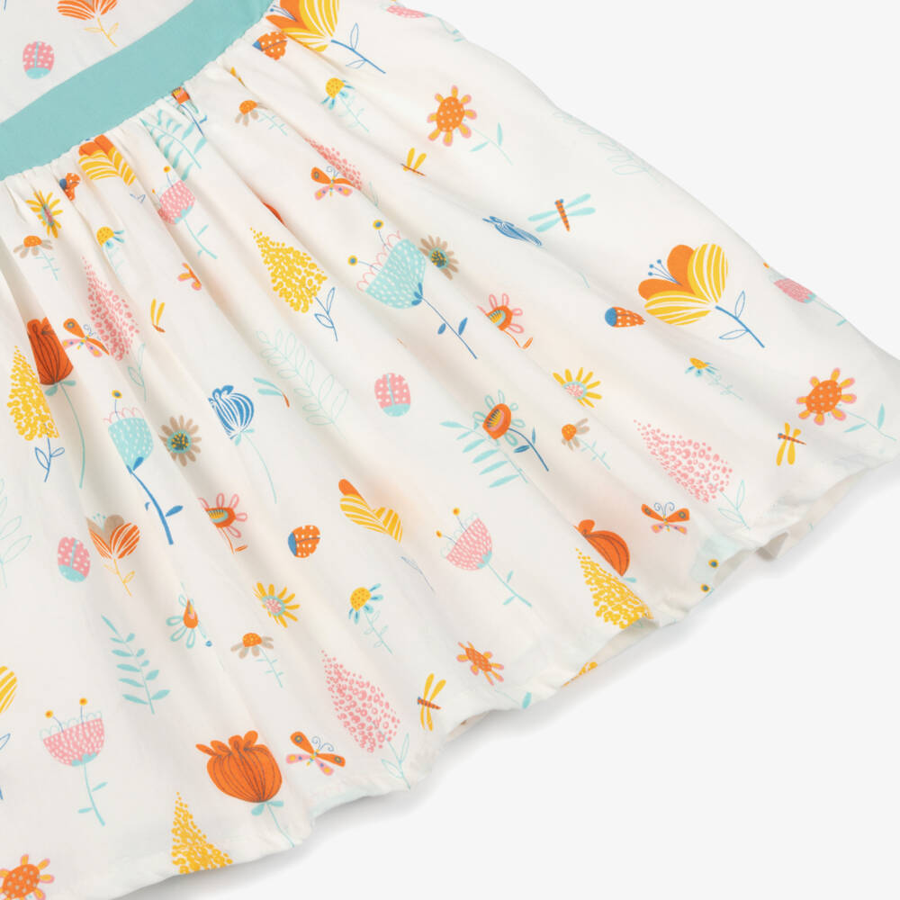 Boboli-فستان قطني مزهر للبنات | Childrensalon Outlet