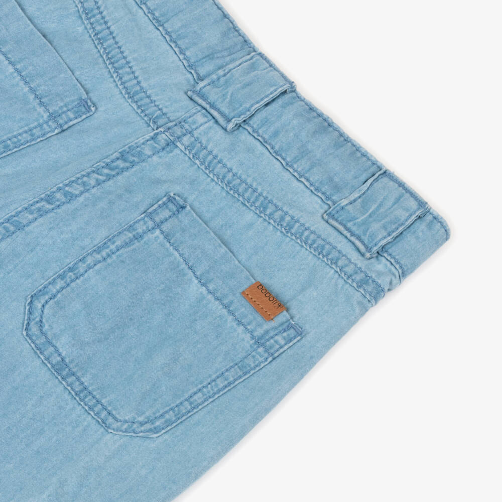 Boboli-Girls Chambray Blue Adventure Pants | Childrensalon Outlet
