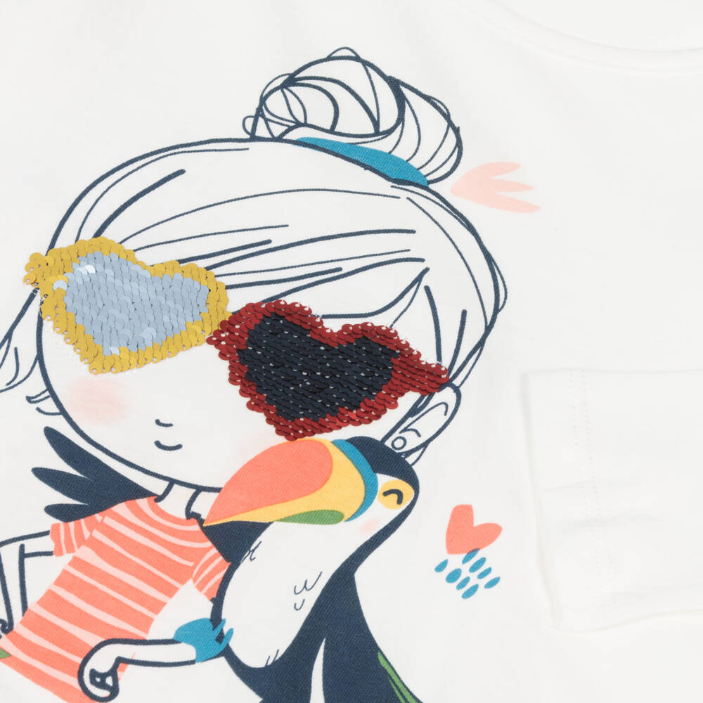 Boboli-Хлопковый комплект с цитрусовым принтом для девочек | Childrensalon Outlet