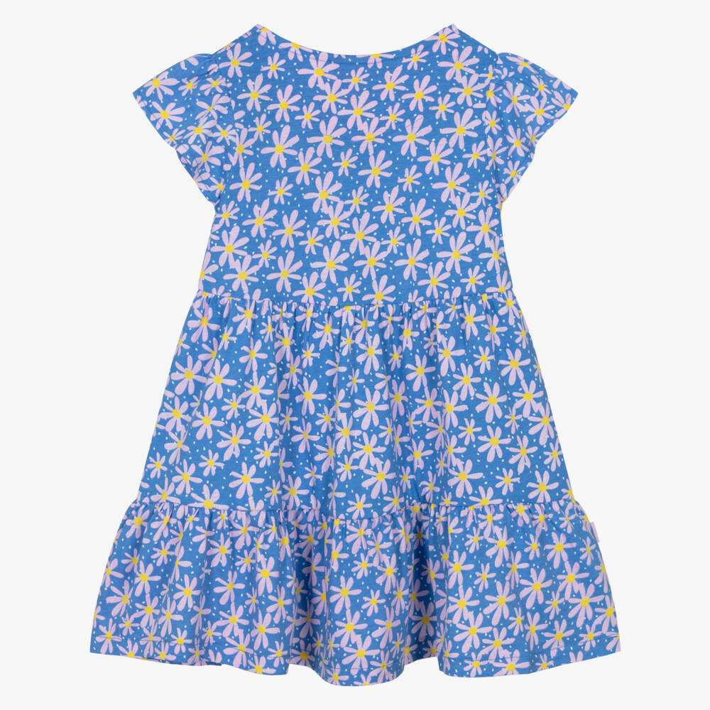 Boboli-فستان قطني بنمط A-Line مزين بالورود للبنات | Childrensalon Outlet