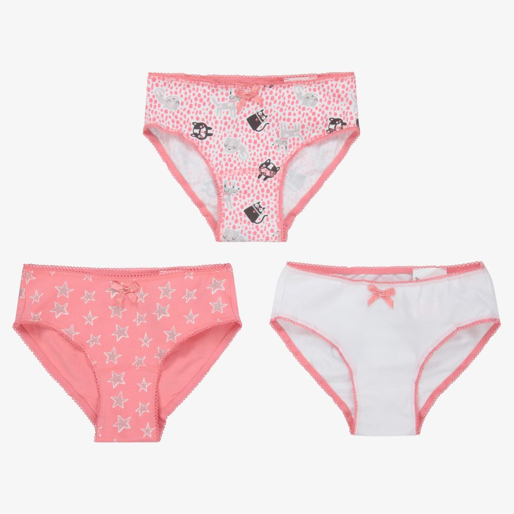 Boboli - Girls Cotton Knickers (3 Pack)