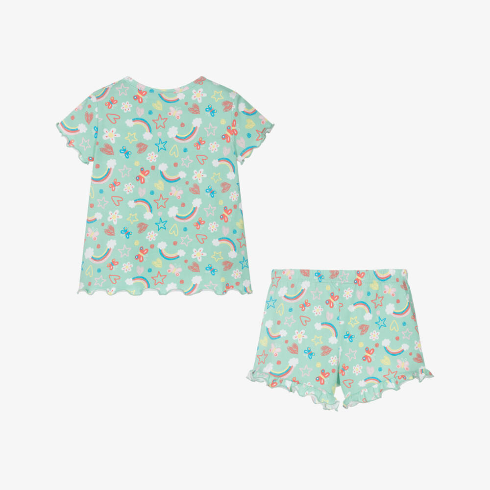 Boboli-Girls Cotton Rainbow Dreams Sleep Set | Childrensalon Outlet