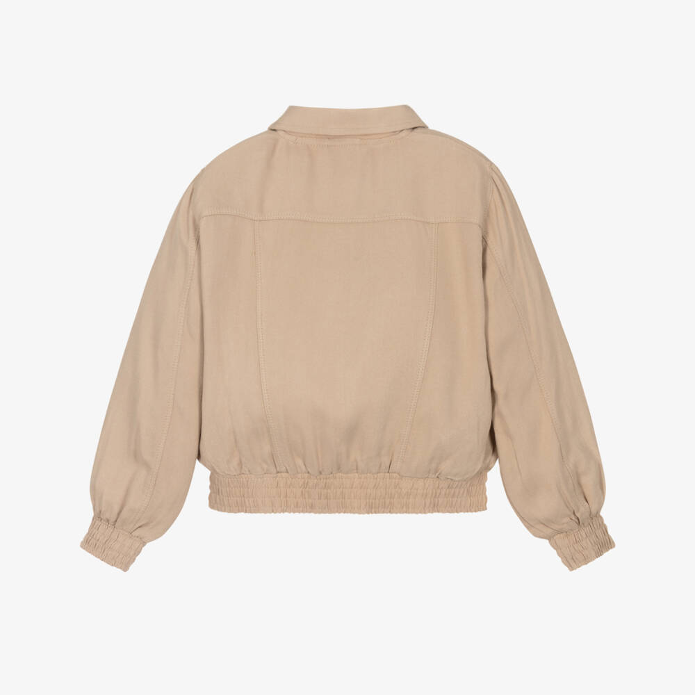 بوبولي-جاكيت قصير من التويل الكريمي للبنات | Childrensalon Outlet