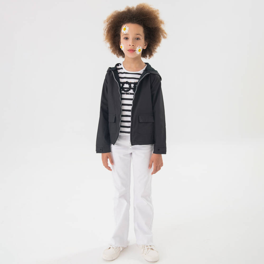 Boboli-Girls Crisp Cotton Flare Pants | Childrensalon Outlet