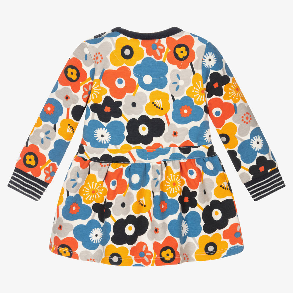 Boboli-Girls Floral Cotton Dress Set | Childrensalon Outlet