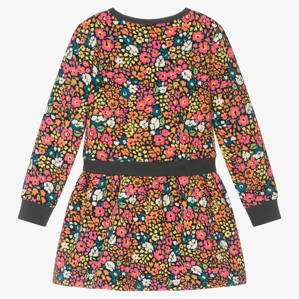Boboli-Платье из хлопкового джерси в цветочек | Childrensalon Outlet