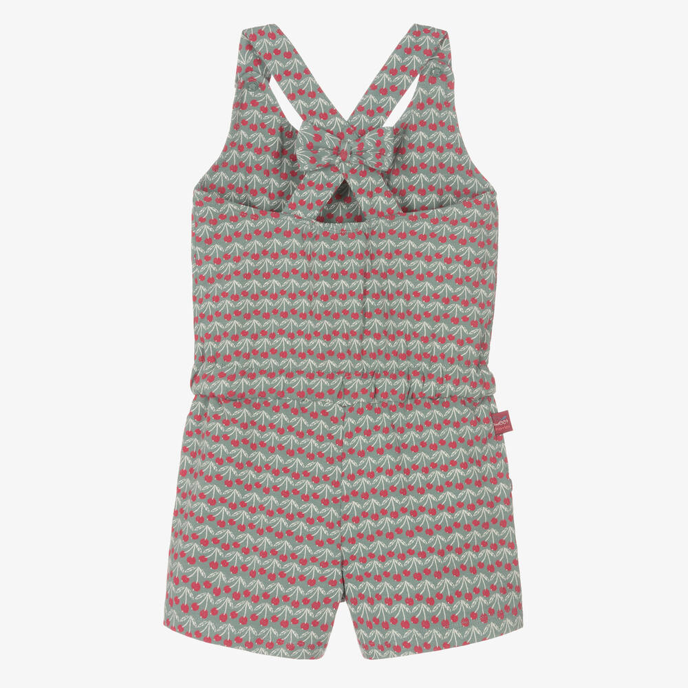 Boboli-بلاي سوت قطن جيرسي لون أخضر للبنات | Childrensalon Outlet