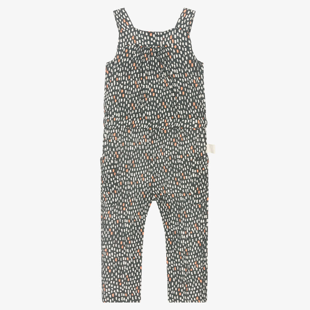 Boboli-Серый комбинезон из хлопкового джерси | Childrensalon Outlet
