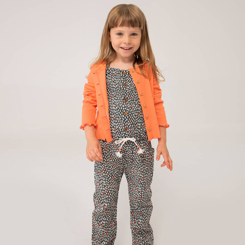 Boboli-Серый комбинезон из хлопкового джерси | Childrensalon Outlet