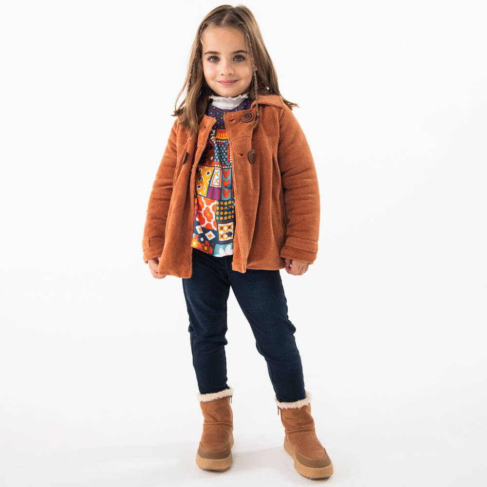 Boboli-Girls Indigo Stretch Jeggings | Childrensalon Outlet