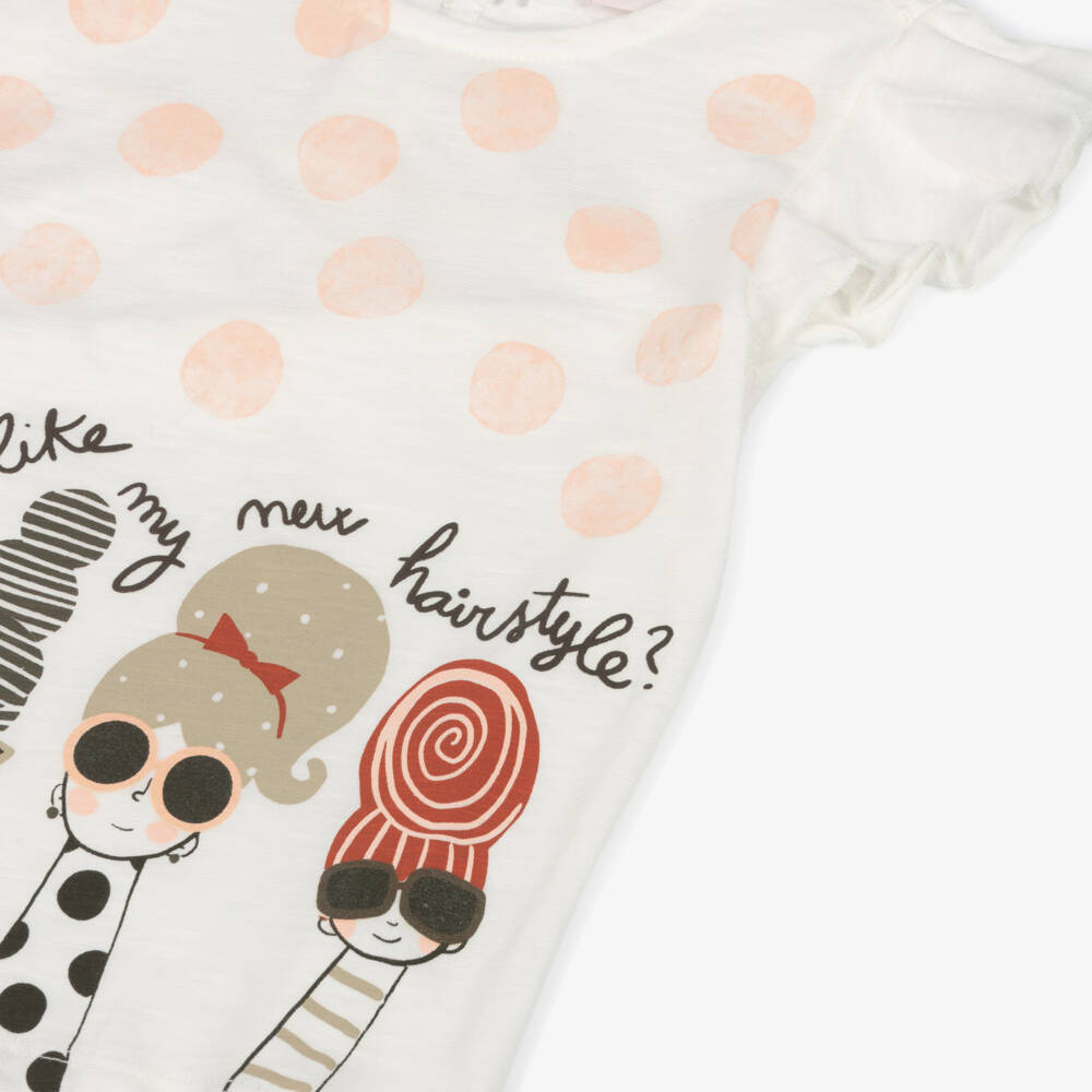 Boboli-Кремовый и мандариновый комплект шорт для девочек | Childrensalon Outlet