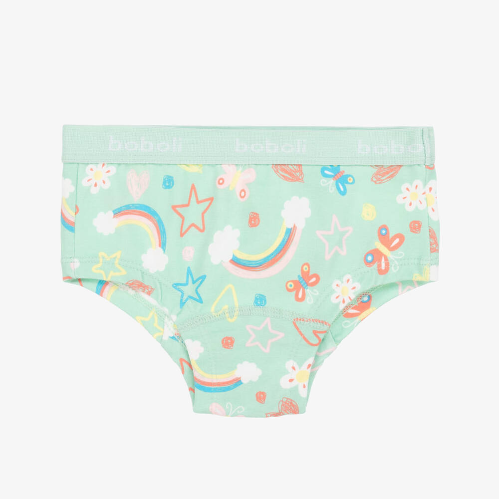 Boboli-Girls Jade Cotton Briefs Trio | Childrensalon Outlet