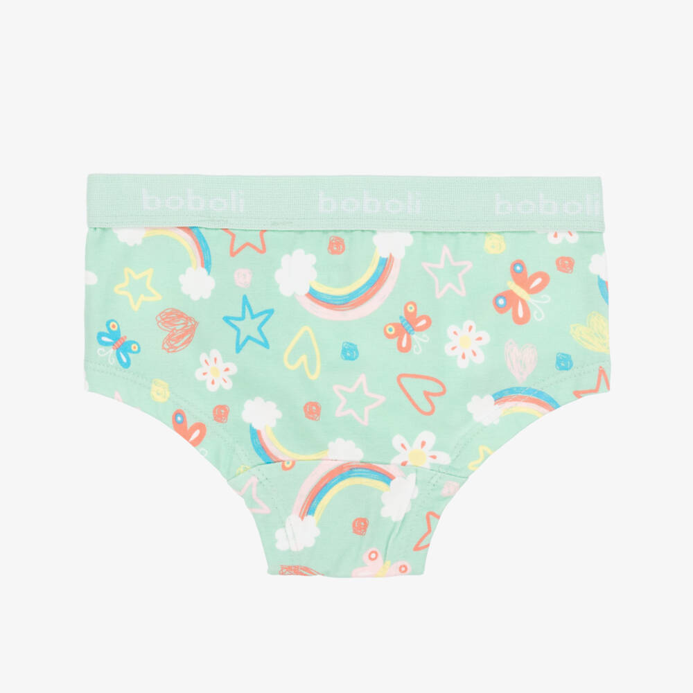 Boboli-Girls Jade Cotton Briefs Trio | Childrensalon Outlet