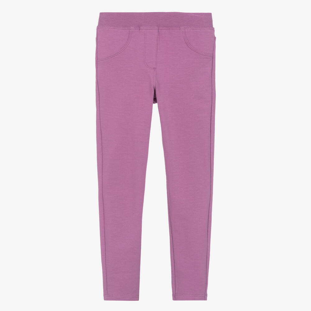 Boboli - Jegging violet en coton Fille | Childrensalon