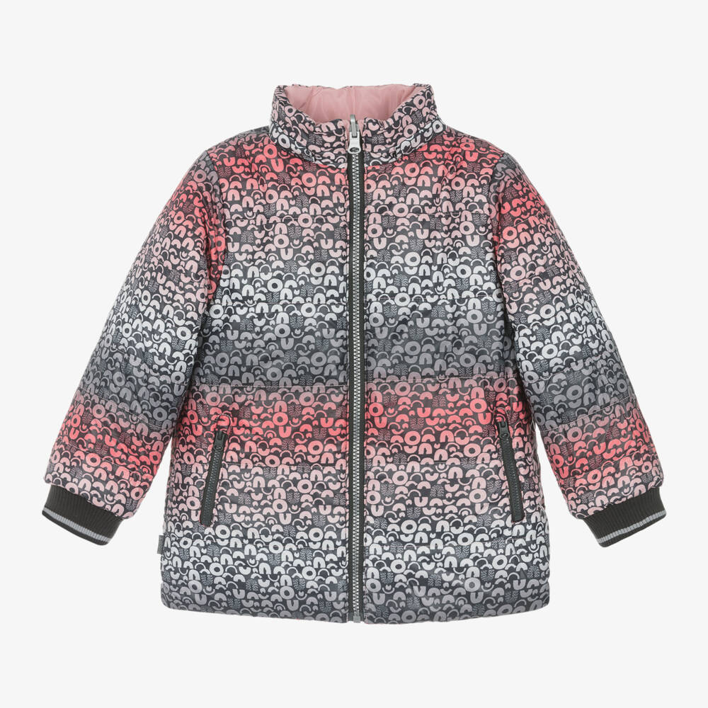 Boboli-Girls Metallic Pink Hooded Jacket | Childrensalon Outlet