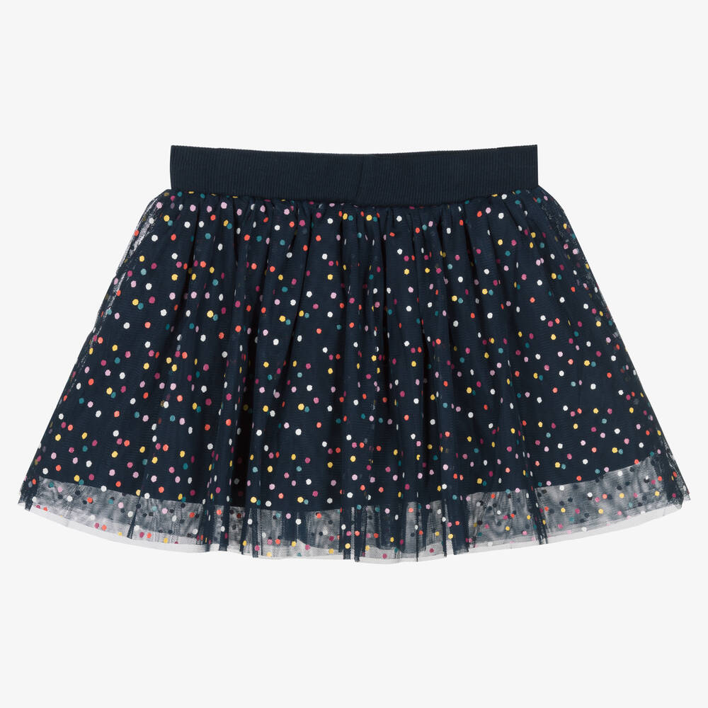 Black and navy tulle skirt clearance