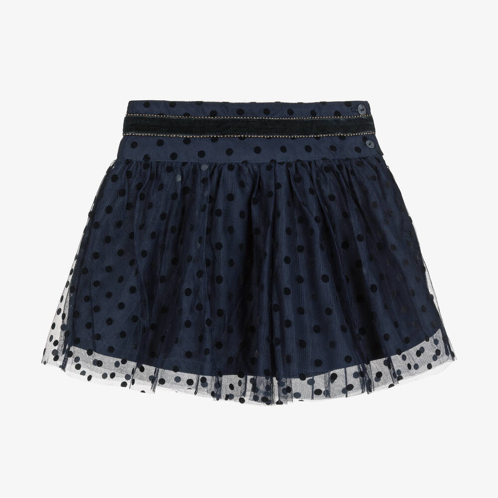 Boboli - Синяя юбка из тюля для девочек | Childrensalon