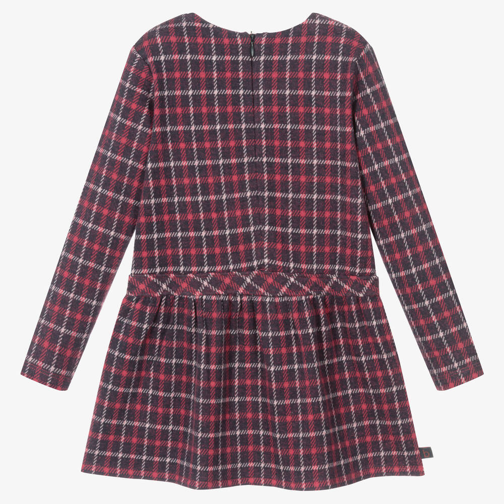 Boboli-Girls Pink Check Dress Set | Childrensalon Outlet