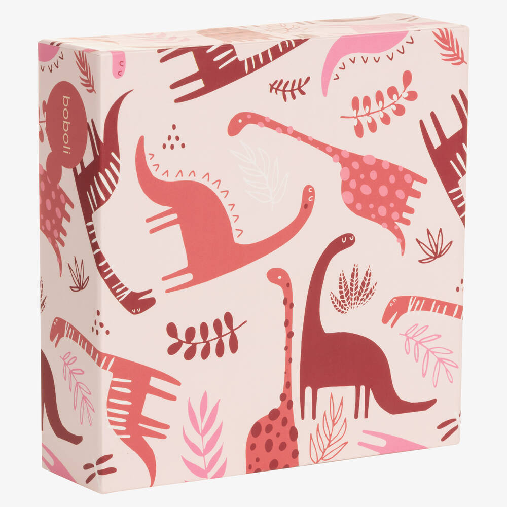 Boboli-Girls Pink Dinosaur Babygrow Gift Set | Childrensalon Outlet