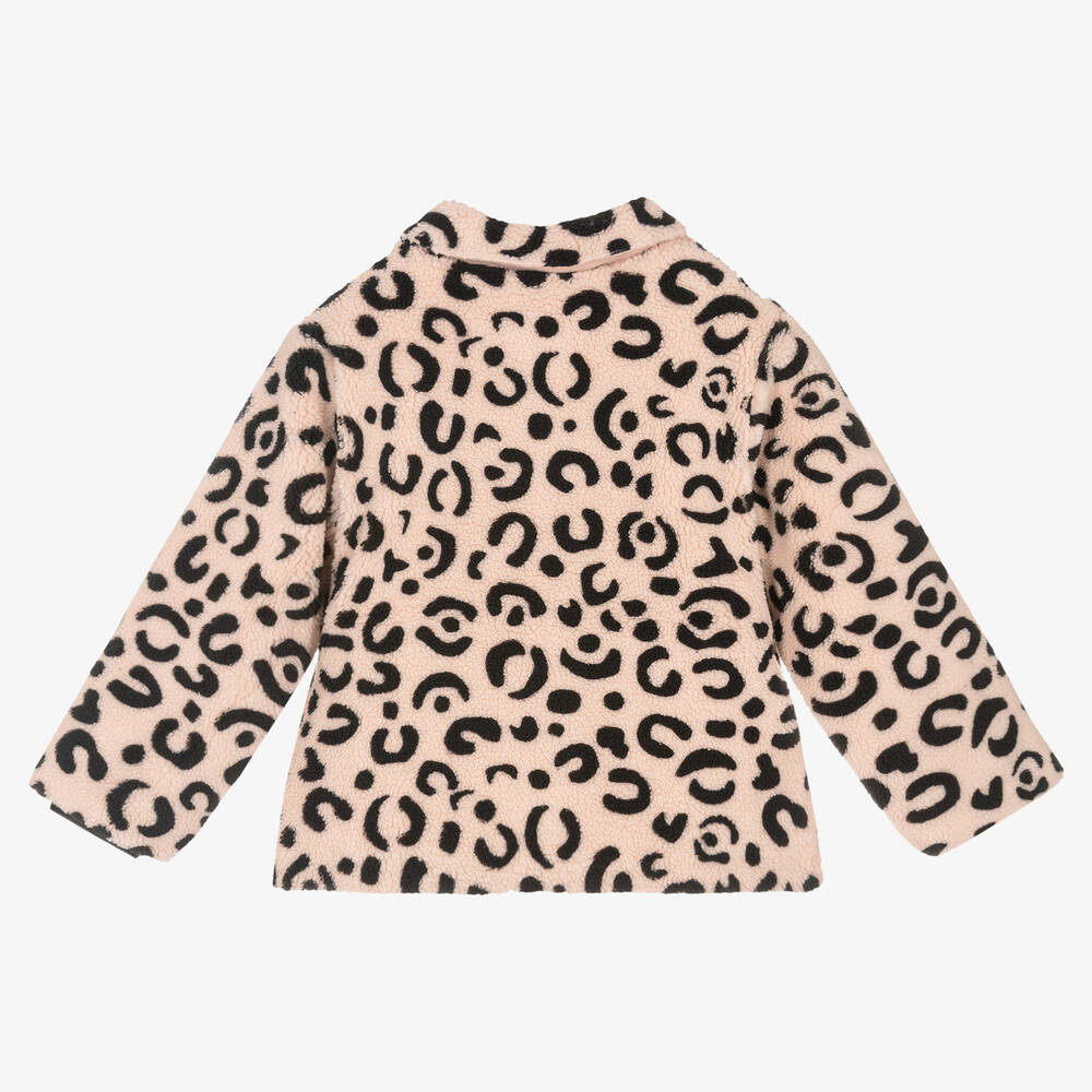 Boboli-Girls Pink Fleece Jacket | Childrensalon Outlet