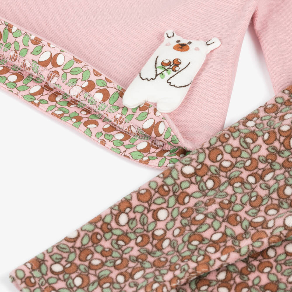 Boboli-Girls Pink Leggings Outfit Set | Childrensalon Outlet