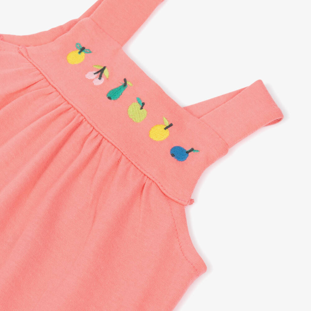 Boboli-Girls Pink & Yellow Leggings Ensemble | Childrensalon Outlet