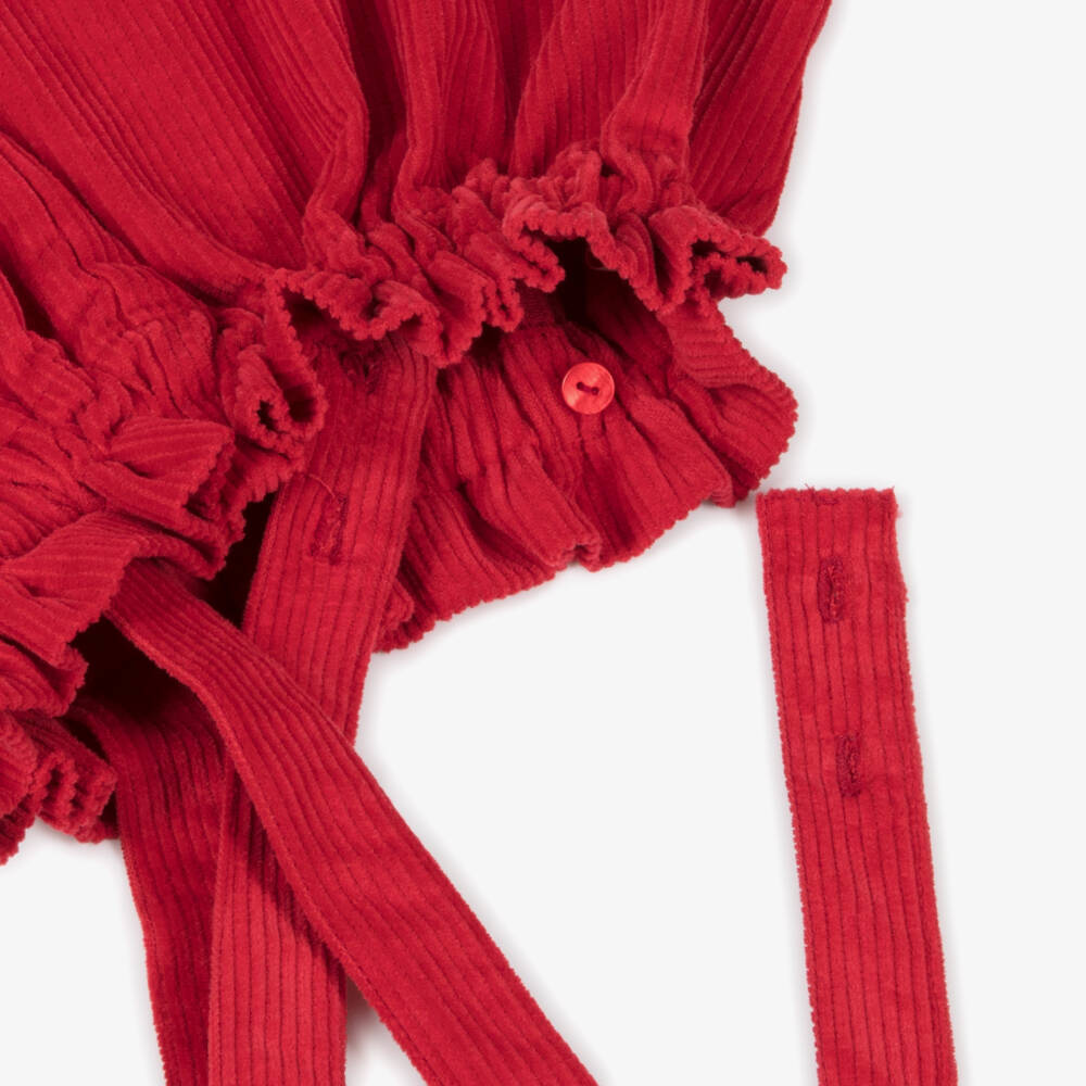 Boboli-Girls Red Tartan Skirt Ensemble | Childrensalon Outlet