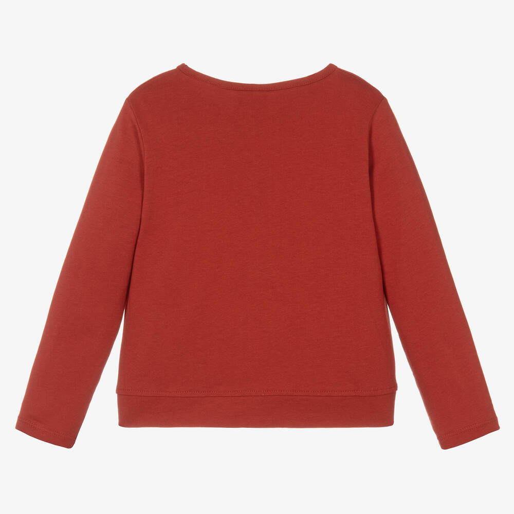 Bobux-توب قطن لون أحمر للبنات | Childrensalon Outlet