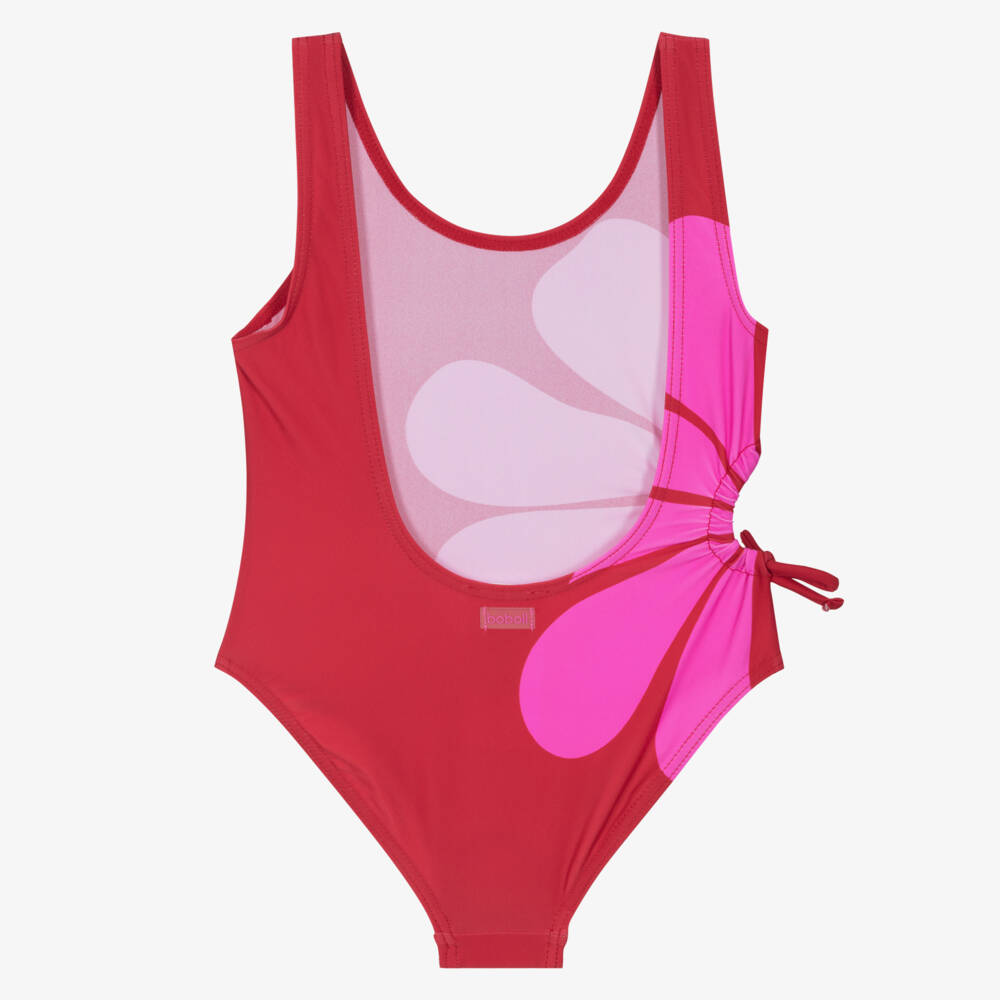 Boboli-Girls Vibrant Floral One-Piece Swimwear | Childrensalon Outlet