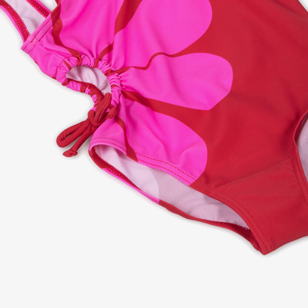 Boboli-Girls Vibrant Floral One-Piece Swimwear | Childrensalon Outlet